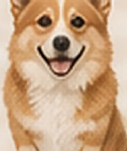 Demo photo of Biscuit, a corgi